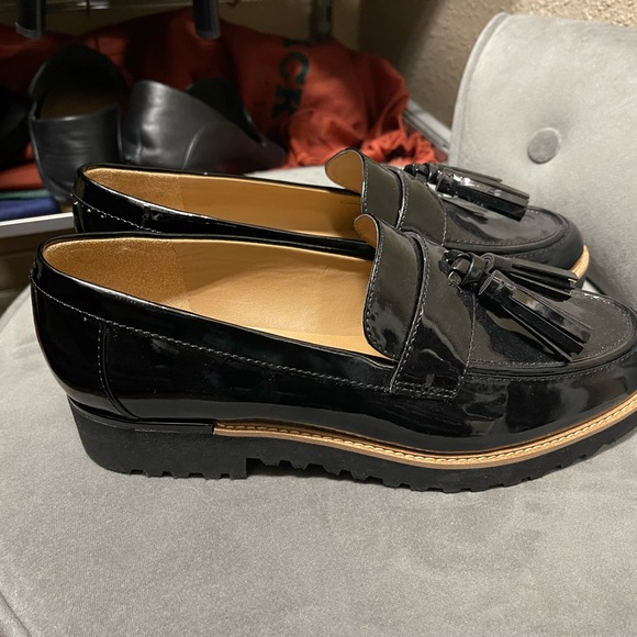 Franco Sarto black loafers size 8. - Picture 4 of 4